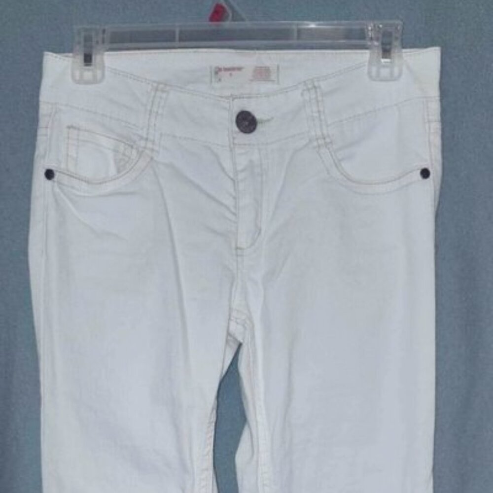 White Boot Cut Jeans, Women's Size 5
